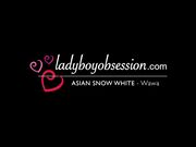 Ladyboy Obsession - Sexy Wawa Smooth, Snow White Skin