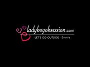 Ladyboy Obsession- Ammy Piss and Play HJ/BJ